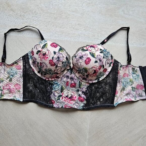 Beautiful Very Sexy Push-Up Lace Corset New - Picture 3 of 11